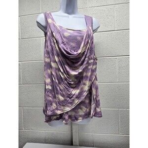 Vera Wang Tye Dye Tank with Design